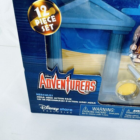 Disney Adventurers Hercules Mega Minis Action Pack 12 Piece Set Store Hades Phil - Picture 4 of 9